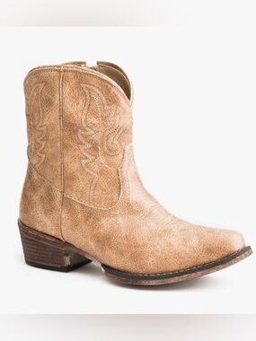 Roper Women’s Shay Boots – Tan – Size 10 – NIB